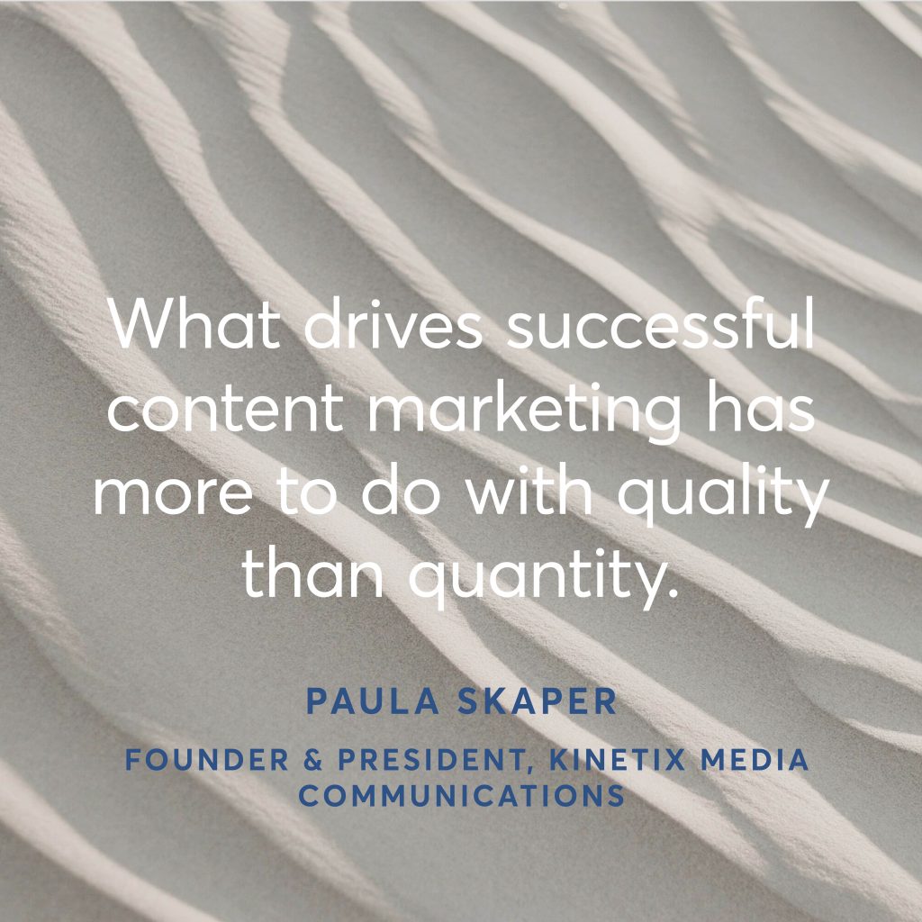 Anchor Marketing Tips - Paula Skaper Quote