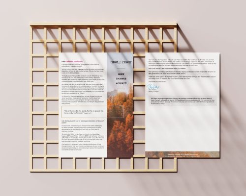 Print Advertising Mock Up Example